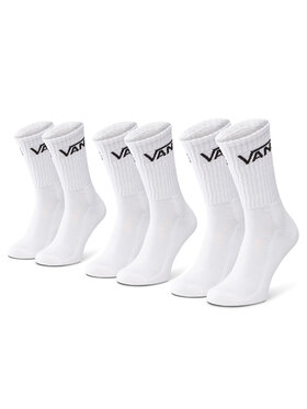 Vans Vans Комплект 3 чифта дълги чорапи мъжки Mn Classic Crew VN000XRZ Бял