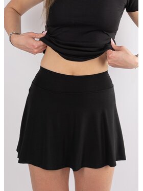 DKaren Sport DKaren Sport Szorty sportowe Spódnico-SpodenkiEQ Bordowy Classic Fit