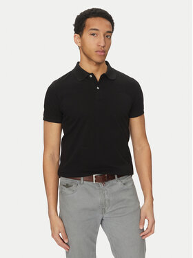 Geox Geox Polo marškinėliai M5511B T3240 F9000 Juoda Regular Fit