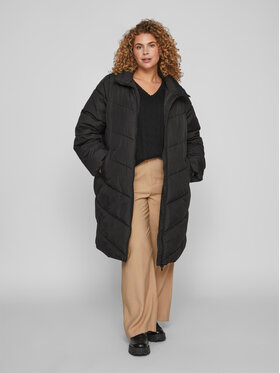 Vila Vila Winterjacke 14087812 Schwarz Regular Fit