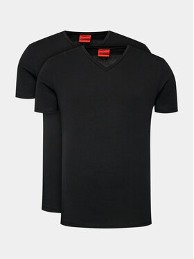 HUGO Hugo Set 2 majice 50325417 Crna Slim Fit
