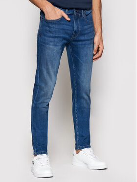 Pepe Jeans Pepe Jeans Jeansy Finsbury PM200338 Niebieski Skinny Fit
