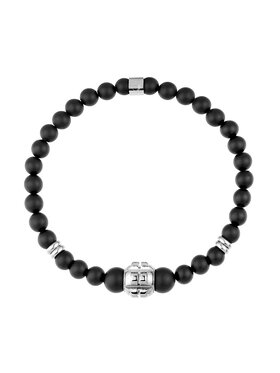 Manoki manoki Bransoletka BA1029SB Czarny