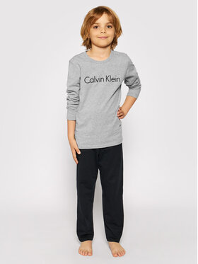 Calvin Klein Underwear Calvin Klein Underwear Pizsama Ls Knit Set B70B700052 D Szürke Regular Fit