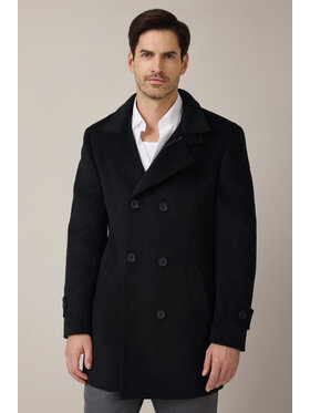 Lancerto Lancerto Płaszcz zimowy Vernol PC073225000017 Czarny Regular Fit