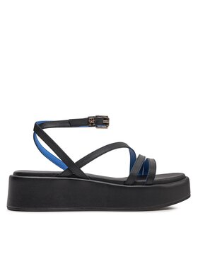 Tommy Hilfiger Tommy Hilfiger Sandały Th Strap Platform FW0FW07728 Czarny