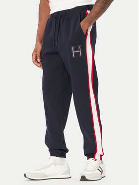 Tommy Hilfiger Tommy Hilfiger Dressipüksid Pique MW0MW44995 Tumesinine Regular Fit