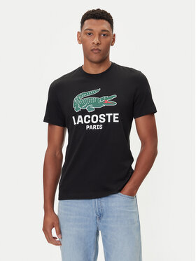 Lacoste Lacoste Футболка TH5634 Чорний Regular Fit