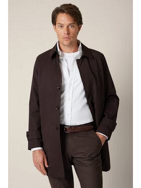 Lancerto Lancerto Płaszcz Kurtka Brązowa Vernier KU073225000004 Brązowy Regular Fit