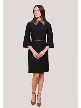 Kasia Zapała Kasia Zapała Sukienka codzienna Olivia II Czarny Slim Fit