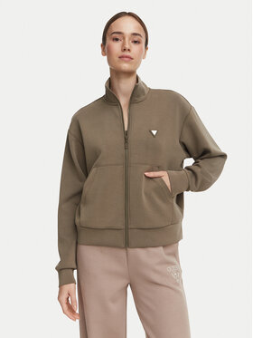 Guess Guess Mikina V6YQ17 K4313 Khaki Regular Fit