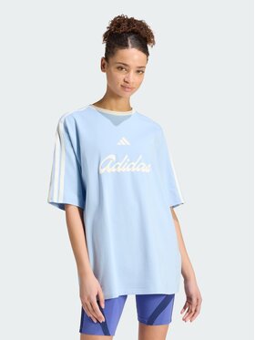 adidas adidas T-Shirt 165448 Niebieski jasny Loose Fit