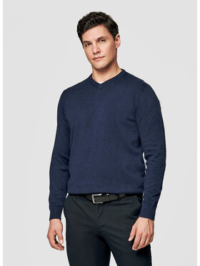 Pako Lorente Pako Lorente Sweter P26SB-2X-002 Granatowy Classic Fit