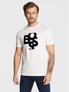 Boss Boss T-Shirt Tiburt 309 50476793 Biały Regular Fit