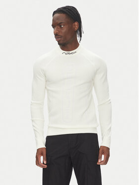 Tommy Hilfiger Tommy Hilfiger Majica dugih rukava F1 Movie MW0MW41383 Bijela Slim Fit