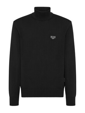 PHILIPP PLEIN PHILIPP PLEIN S dlhými rukávmi 22875 Čierna Regular Fit