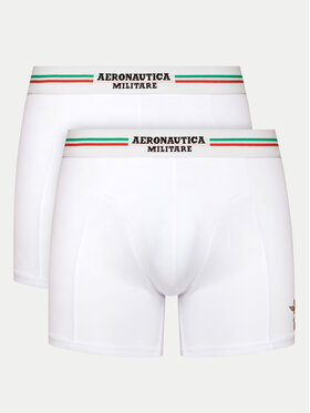 Aeronautica Militare Aeronautica Militare Komplet 2 par bokserek AM1UBX002 Biały