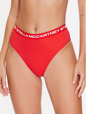 Stella McCartney Stella McCartney Dół od bikini Logo Classic S7B2C1890.63012 Czerwony
