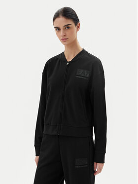 EA7 Emporio Armani Світшот 7W000178 AF12473 UC001 Чорний Regular Fit