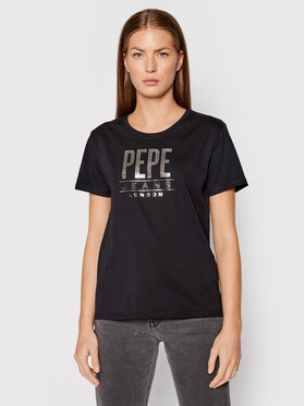 Pepe Jeans Pepe Jeans T-shirt Blancas PL504989 Nero Regular Fit