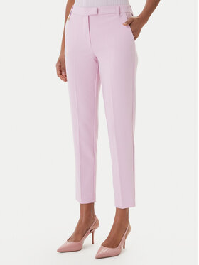 Fracomina Fracomina Kalhoty z materiálu FR26SV4002W42901 Růžová Slim Fit