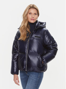 Tommy Hilfiger Tommy Hilfiger Pernata jakna New York Gloss WW0WW40836 Tamnoplava Relaxed Fit