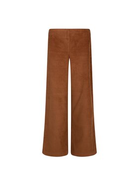 Moi Mili Moi Mili Spodnie materiałowe Caramel Brązowy Baggy Fit