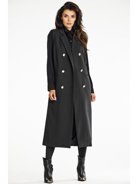 Awama Awama Kamizelka A664 Czarny Basic Fit