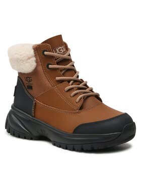 Ugg Ugg Pohodni čevlji W Yose Fluff V2 1130901 Rjava