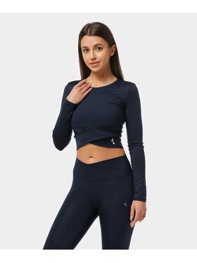 Carpatree Carpatree Top Crossover top Niebieski Fitted Fit