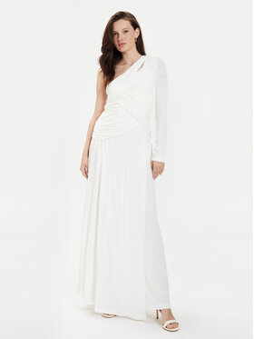 TWINSET TWINSET Sukienka wieczorowa 241TP2740 Biały Slim Fit