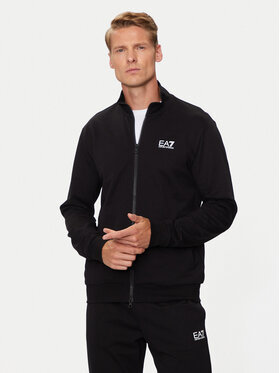 EA7 Emporio Armani EA7 Emporio Armani Mikina 8NPM31 PJVRZ 1200 Černá Regular Fit