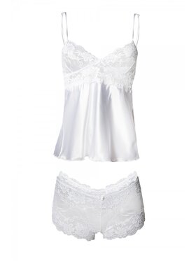 DKaren Lingerie DKaren Lingerie Komplet bielizny Aga Biały Classic Fit