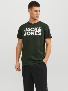 Jack&Jones Jack&Jones T-krekls Corp 12151955 Zaļš Standard Fit