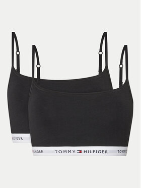 Tommy Hilfiger Tommy Hilfiger Sada 2 podprsenek Bra Top UW0UW05528 Černá