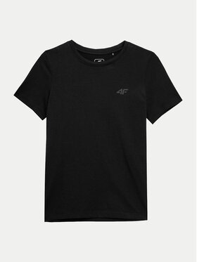 4F 4F Tričko 4FJWSS24TTSHM1116 Čierna Regular Fit