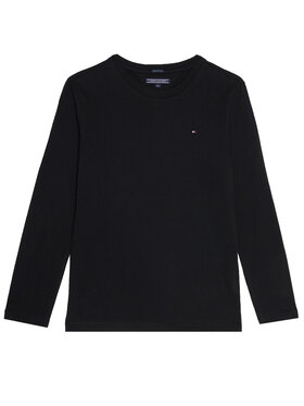Tommy Hilfiger Tommy Hilfiger Blúz KB0KB04141 S Fekete Regular Fit
