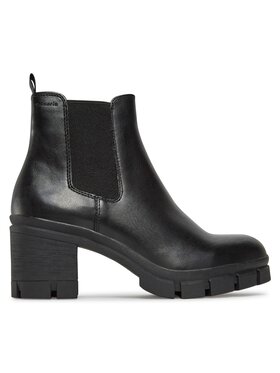 Tamaris Tamaris Kotníková obuv s elastickým prvkem 1-25409-41 Černá