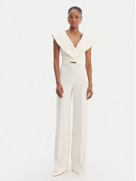 Simona Corsellini Simona Corsellini Jumpsuit P26CPTU00701 Écru Regular Fit