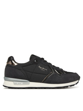 Pepe Jeans Pepe Jeans Snīkeri Brit Mirror W PLS400004 Melns