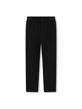 Karl Lagerfeld Kids Karl Lagerfeld Kids Spodnie materiałowe Z30264/09B Czarny Regular Fit