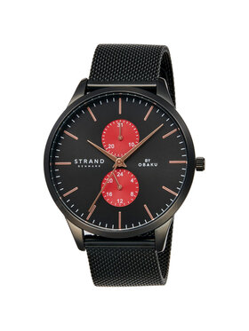 Strand Strand Zegarek S703GMBBMB-DS Czarny