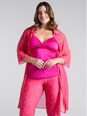 Fiorella Rubino Fiorella Rubino Camicia 5079T001314N019 Rosa Regular Fit