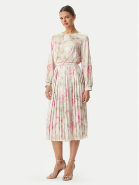 Rinascimento Rinascimento Kokteilinė suknelė CFC0127960003 Šviesiai smėlinė Regular Fit