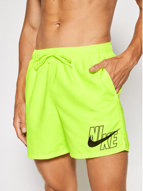 Nike Nike Szorty kąpielowe Logo Lap 5 NESSA566 Żółty Standard Fit