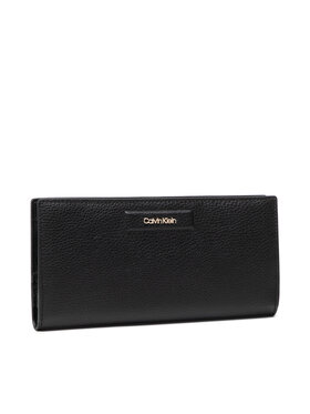Calvin Klein Calvin Klein Duży Portfel Damski Dressed Business Wallet K60K609189 Czarny