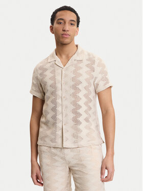 Guess Guess Риза M6GP46 K3236 Бежов Regular Fit