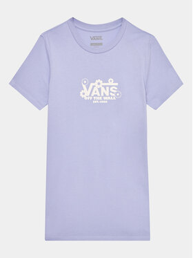 Vans Vans Rochie de zi Floral Check Daisy Tee Dress VN000AEH Violet Relaxed Fit
