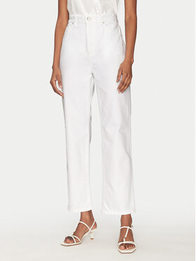 Marella Marella Jeansy Mom 2513181084 Biały Mom Fit