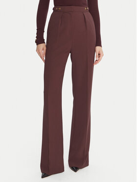 Elisabetta Franchi Elisabetta Franchi Stoffhose PA-099-56E2-V390 Dunkelrot Regular Fit